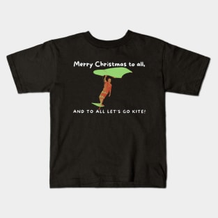 Wingfoil Christmas Kids T-Shirt